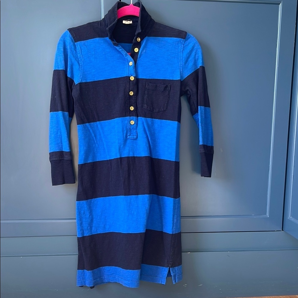 J.Crew Polo Striped Dress XS - Picture 2 of 8